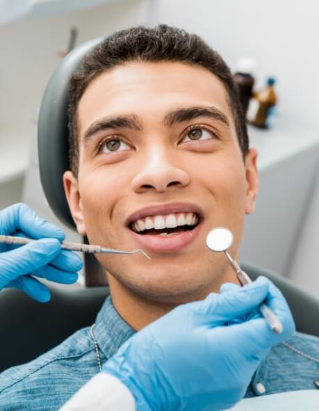 Dental chair for preventive care.